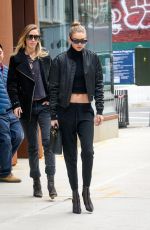 GIGI HADID Out in New York 02/20/2017