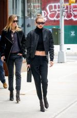 GIGI HADID Out in New York 02/20/2017