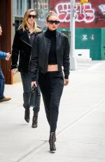 GIGI HADID Out in New York 02/20/2017