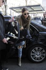 GIGI HADID Out Shopping in Milan 02/21/2017