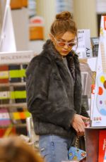 GIGI HADID Shopping at Blick Art Materials in New York 02/03/2017