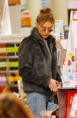 GIGI HADID Shopping at Blick Art Materials in New York 02/03/2017
