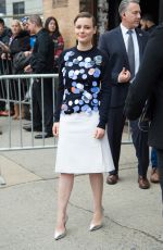 GILLIAN JACOBS Leaves a Netflix Event in New York 02/08/2017