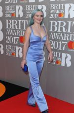 GRACE CHATTO at Brit Awards 2017 in London 02/22/2017