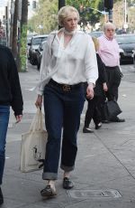 GWENDOLINE CHRISTIE Out Shopping in Los Angeles 02/01/2017