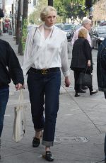 GWENDOLINE CHRISTIE Out Shopping in Los Angeles 02/01/2017