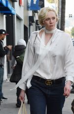 GWENDOLINE CHRISTIE Out Shopping in Los Angeles 02/01/2017