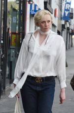 GWENDOLINE CHRISTIE Out Shopping in Los Angeles 02/01/2017
