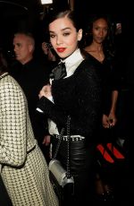 HAILEE STEINFELD Leaves Charles Finch and Chanel Pre Oscar Awards Dinner 02/25/2017