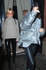 HAILEY BALDWIN and KENDALL JENNER Out for Lunch in New York 02/12/2017
