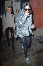 HAILEY BALDWIN and KENDALL JENNER Out for Lunch in New York 02/12/2017