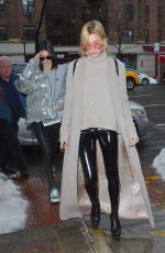 HAILEY BALDWIN and KENDALL JENNER Out for Lunch in New York 02/12/2017