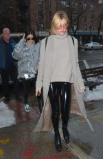 HAILEY BALDWIN and KENDALL JENNER Out for Lunch in New York 02/12/2017