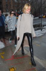 HAILEY BALDWIN and KENDALL JENNER Out for Lunch in New York 02/12/2017