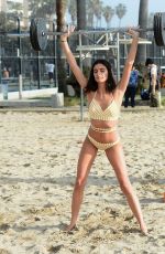 HAILEY BALDWIN and SARA SAMPAIO in Bikinis o the Set of Tommy Hilfiger Photoshoot in Venice Beach 02/08/2017