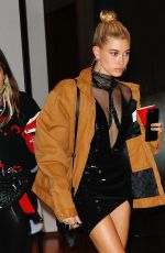 HAILEY BALDWIN Arrives at Fendi Party in New York 02/10/2017