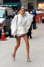 HAILEY BALDWIN Heading to Yeezy Fashion Show in New York 02/15/2017