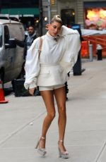 HAILEY BALDWIN Heading to Yeezy Fashion Show in New York 02/15/2017