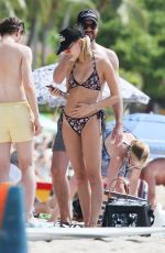 HAILEY BALDWIN in Bikini at a Beach in Honolulu 02/03/2017