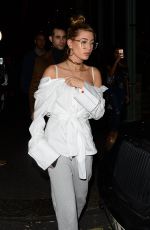 HAILEY BALDWIN Leaves Sexy Fish in London 02/18/2017