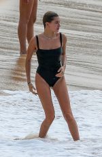 HAILEY BALWIN in Swimsuit on the Beach in Hawaii 02/03/2017