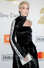HALSEY at Clive Davis Pre-grammy Party in Los Angeles 02/11/2017