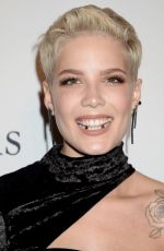 HALSEY at Clive Davis Pre-grammy Party in Los Angeles 02/11/2017