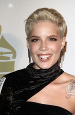 HALSEY at Clive Davis Pre-grammy Party in Los Angeles 02/11/2017