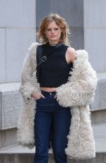 HANNE GABY ODIELE Out and About in New York 02/16/2017
