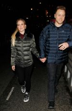 HEIDI MONTAG and Spencer Pratt Night Out in London 02/04/2017