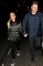 HEIDI MONTAG and Spencer Pratt Night Out in London 02/04/2017