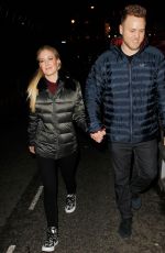 HEIDI MONTAG and Spencer Pratt Night Out in London 02/04/2017