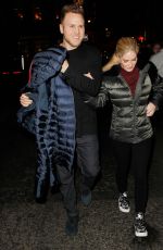 HEIDI MONTAG and Spencer Pratt Night Out in London 02/04/2017