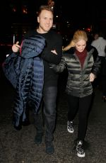 HEIDI MONTAG and Spencer Pratt Night Out in London 02/04/2017