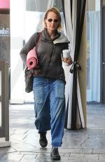 HELEN HUNT Heading to a Yoga Class in Brentwood 02/25/2017