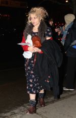 HELENA BONHAM CARTER Arrives to Her Home in New York 01/31/2017