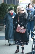 HELENA BONHAM CARTER Out in New York 02/06/2017