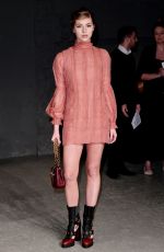 HERMIONE CORFIELD at Burberry Fashion Show at London Fashion Week 02/20/2017