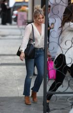 HILARY DUFF at Nine Zero One Salon in West Hollywood 02/22/2017