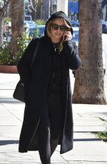 HILARY DUFF Heading to a Gym in Los Angeles 02/23/2017