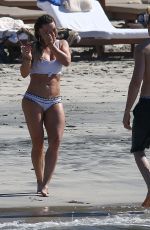 HILARY DUFF in Bikini on the Beach in Costa Rica 02/15/2017