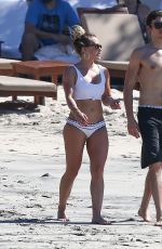 HILARY DUFF in Bikini on the Beach in Costa Rica 02/15/2017