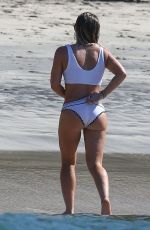 HILARY DUFF in Bikini on the Beach in Costa Rica 02/15/2017