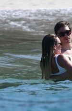 HILARY DUFF in Bikini on the Beach in Costa Rica 02/15/2017