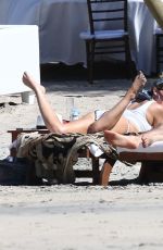 HILARY DUFF in Bikini on the Beach in Costa Rica 02/15/2017