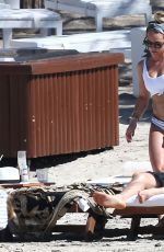 HILARY DUFF in Bikini on the Beach in Costa Rica 02/15/2017