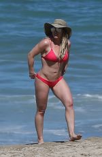 HILARY DUFF in Bikini on the Beach in Mexico 02/04/2017