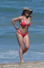 HILARY DUFF in Bikini on the Beach in Mexico 02/04/2017