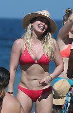 HILARY DUFF in Bikini on the Beach in Mexico 02/04/2017