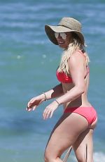 HILARY DUFF in Bikini on the Beach in Mexico 02/04/2017